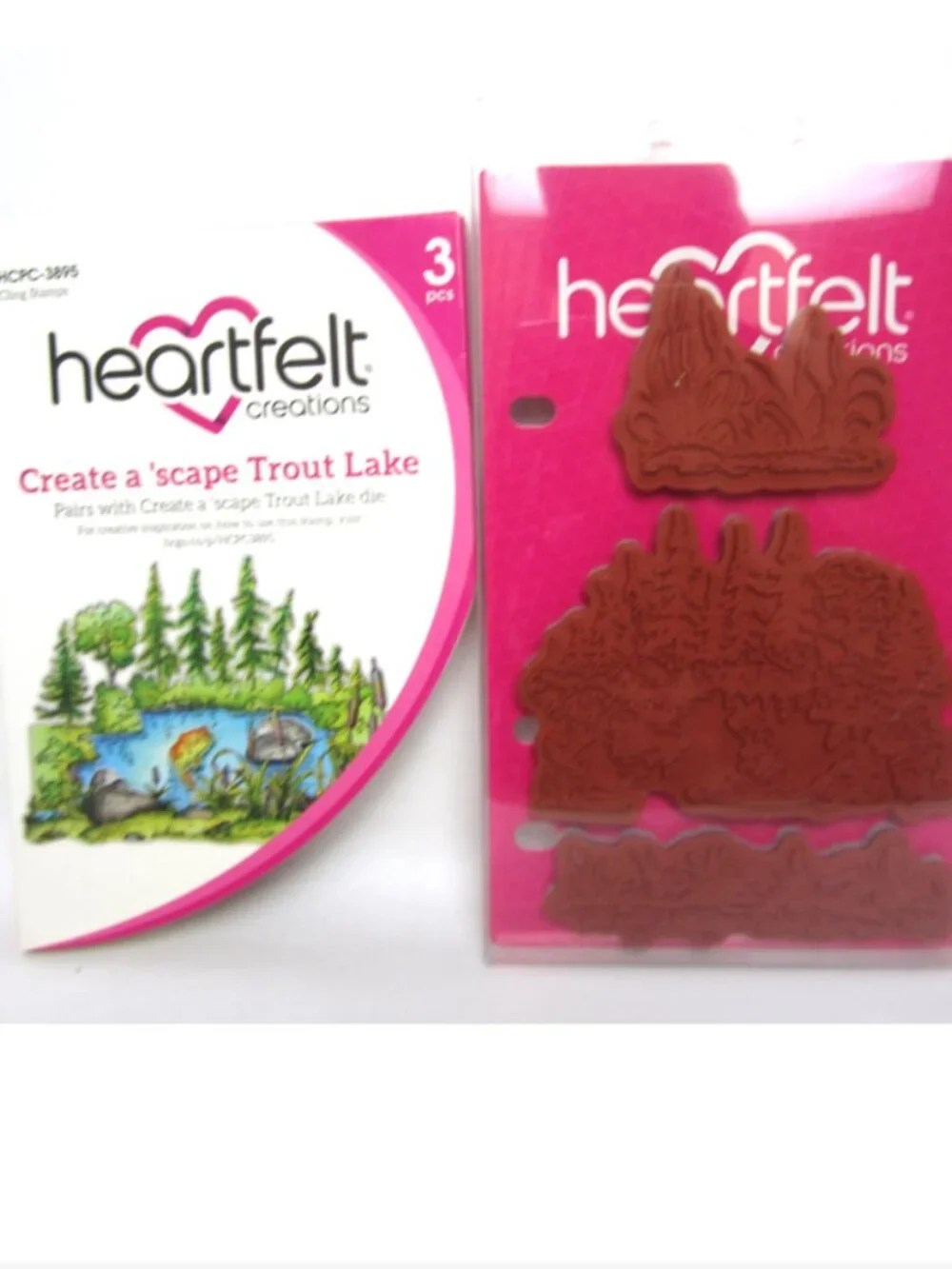 Heartfelt Creations Create a 'Scape Trout Lake Landscape Nature NEW